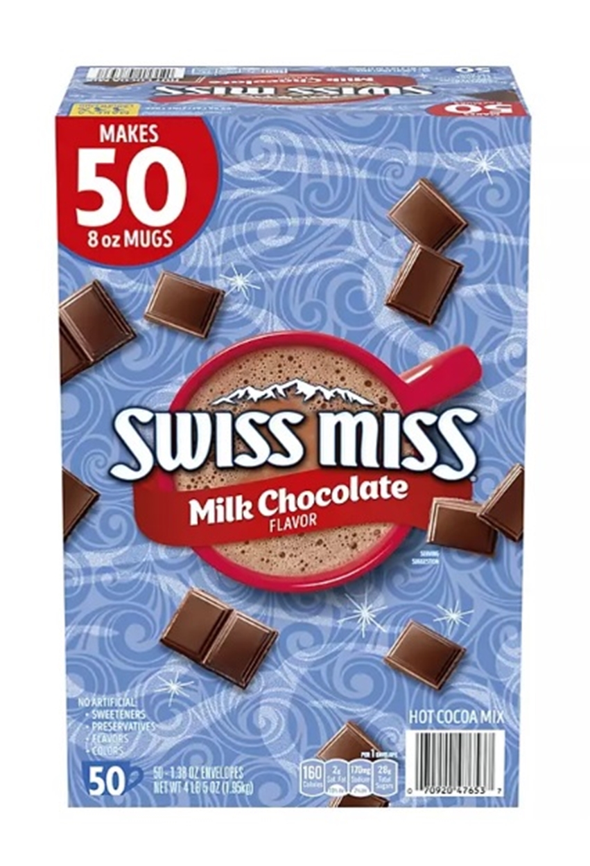 (image for) Swiss Miss Milk Chocolate Hot Cocoa Mix Packets (50 ct.) - Click Image to Close